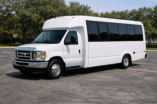 18-passenger minibus available for charter in Norwalk, CT